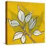 Gold Batik Botanical I-Andrea Davis-Stretched Canvas