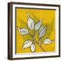 Gold Batik Botanical I-Andrea Davis-Framed Art Print