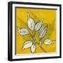 Gold Batik Botanical I-Andrea Davis-Framed Art Print