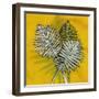 Gold Batik Botanical III-Andrea Davis-Framed Art Print