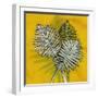 Gold Batik Botanical III-Andrea Davis-Framed Art Print