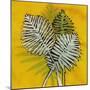 Gold Batik Botanical III-Andrea Davis-Mounted Art Print