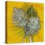 Gold Batik Botanical III-Andrea Davis-Stretched Canvas