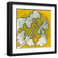 Gold Batik Botanical IV-Andrea Davis-Framed Art Print