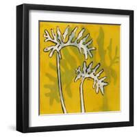 Gold Batik Botanical V-Andrea Davis-Framed Art Print