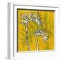 Gold Batik Botanical V-Andrea Davis-Framed Art Print