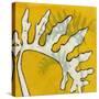 Gold Batik Botanical VI-Andrea Davis-Stretched Canvas