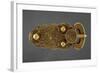 Gold Belt Buckle Fom the Ship-Burial at Sutton Hoo, Suffolk, Early 7th Century-null-Framed Giclee Print