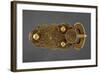 Gold Belt Buckle Fom the Ship-Burial at Sutton Hoo, Suffolk, Early 7th Century-null-Framed Giclee Print