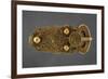 Gold Belt Buckle Fom the Ship-Burial at Sutton Hoo, Suffolk, Early 7th Century-null-Framed Giclee Print