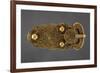 Gold Belt Buckle Fom the Ship-Burial at Sutton Hoo, Suffolk, Early 7th Century-null-Framed Giclee Print