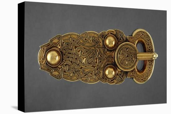 Gold Belt Buckle Fom the Ship-Burial at Sutton Hoo, Suffolk, Early 7th Century-null-Stretched Canvas