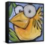 Gold Bird 1-Tim Nyberg-Framed Stretched Canvas