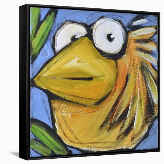 Gold Bird 3-Tim Nyberg-Framed Stretched Canvas