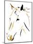 Gold Black Horse-OnRei-Mounted Art Print