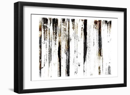 Gold Black Woods-OnRei-Framed Art Print
