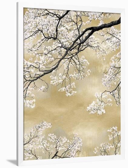 Gold Blossom Tree, 2024-David Moore-Framed Art Print