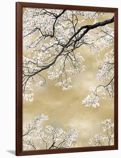 Gold Blossom Tree, 2024-David Moore-Framed Art Print