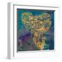 Gold Boho Elephant-Nola James-Framed Art Print