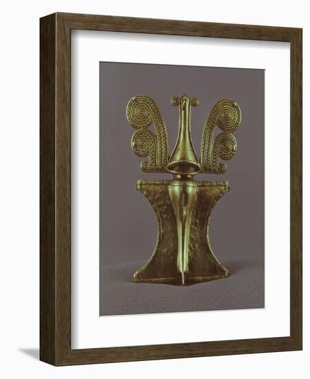 Gold Breastplate, Artifact Originating from the Province of Bolivar-null-Framed Giclee Print