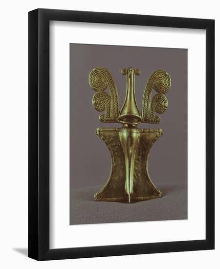 Gold Breastplate, Artifact Originating from the Province of Bolivar-null-Framed Giclee Print