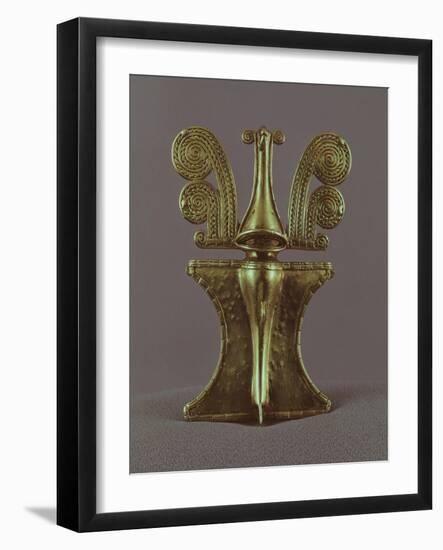 Gold Breastplate, Artifact Originating from the Province of Bolivar-null-Framed Giclee Print