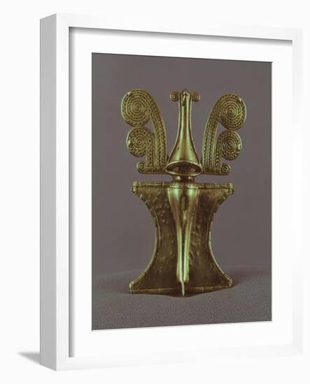 Gold Breastplate, Artifact Originating from the Province of Bolivar-null-Framed Giclee Print