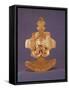 Gold Breastplate Originating from Calima-null-Framed Stretched Canvas