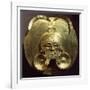 Gold Breastplate with a Central Mask with Gold Nose Rings-null-Framed Giclee Print