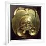 Gold Breastplate with a Central Mask with Gold Nose Rings-null-Framed Giclee Print