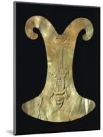 Gold Breastplate with the Imprint of a Reptile with the Head of a Cat-null-Mounted Giclee Print