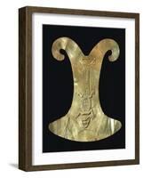 Gold Breastplate with the Imprint of a Reptile with the Head of a Cat-null-Framed Giclee Print