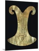 Gold Breastplate with the Imprint of a Reptile with the Head of a Cat-null-Mounted Giclee Print