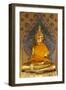 Gold Buddha Statue in Wat Arun (The Temple of Dawn), Bangkok, Thailand, Southeast Asia, Asia-Stuart Black-Framed Photographic Print