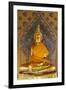 Gold Buddha Statue in Wat Arun (The Temple of Dawn), Bangkok, Thailand, Southeast Asia, Asia-Stuart Black-Framed Photographic Print