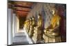 Gold Buddha Statues in Wat Arun (The Temple of Dawn), Bangkok, Thailand, Southeast Asia, Asia-Stuart Black-Mounted Photographic Print