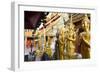 Gold Buddhas at Doi Suthep Temple, Chiang Mai, Thailand, Southeast Asia, Asia-Alex Robinson-Framed Photographic Print