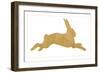 Gold Bunny-Erin Clark-Framed Giclee Print