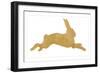 Gold Bunny-Erin Clark-Framed Giclee Print