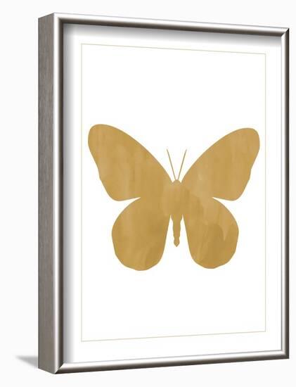 Gold Butterfly-Erin Clark-Framed Giclee Print