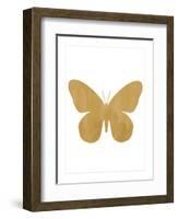 Gold Butterfly-Erin Clark-Framed Giclee Print