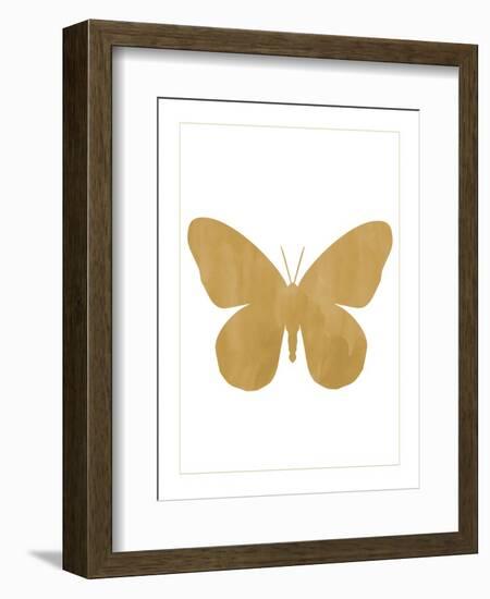 Gold Butterfly-Erin Clark-Framed Giclee Print