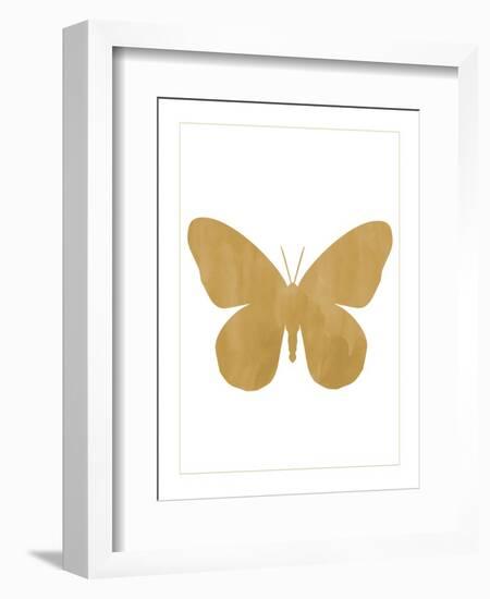 Gold Butterfly-Erin Clark-Framed Giclee Print