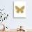 Gold Butterfly-Erin Clark-Giclee Print displayed on a wall