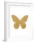 Gold Butterfly-Erin Clark-Framed Giclee Print