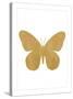 Gold Butterfly-Erin Clark-Stretched Canvas