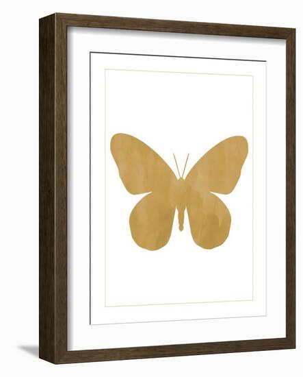 Gold Butterfly-Erin Clark-Framed Giclee Print