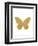 Gold Butterfly-Erin Clark-Framed Premium Giclee Print