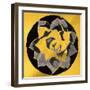 Gold Cactus I-null-Framed Art Print