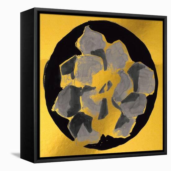 Gold Cactus III-null-Framed Stretched Canvas